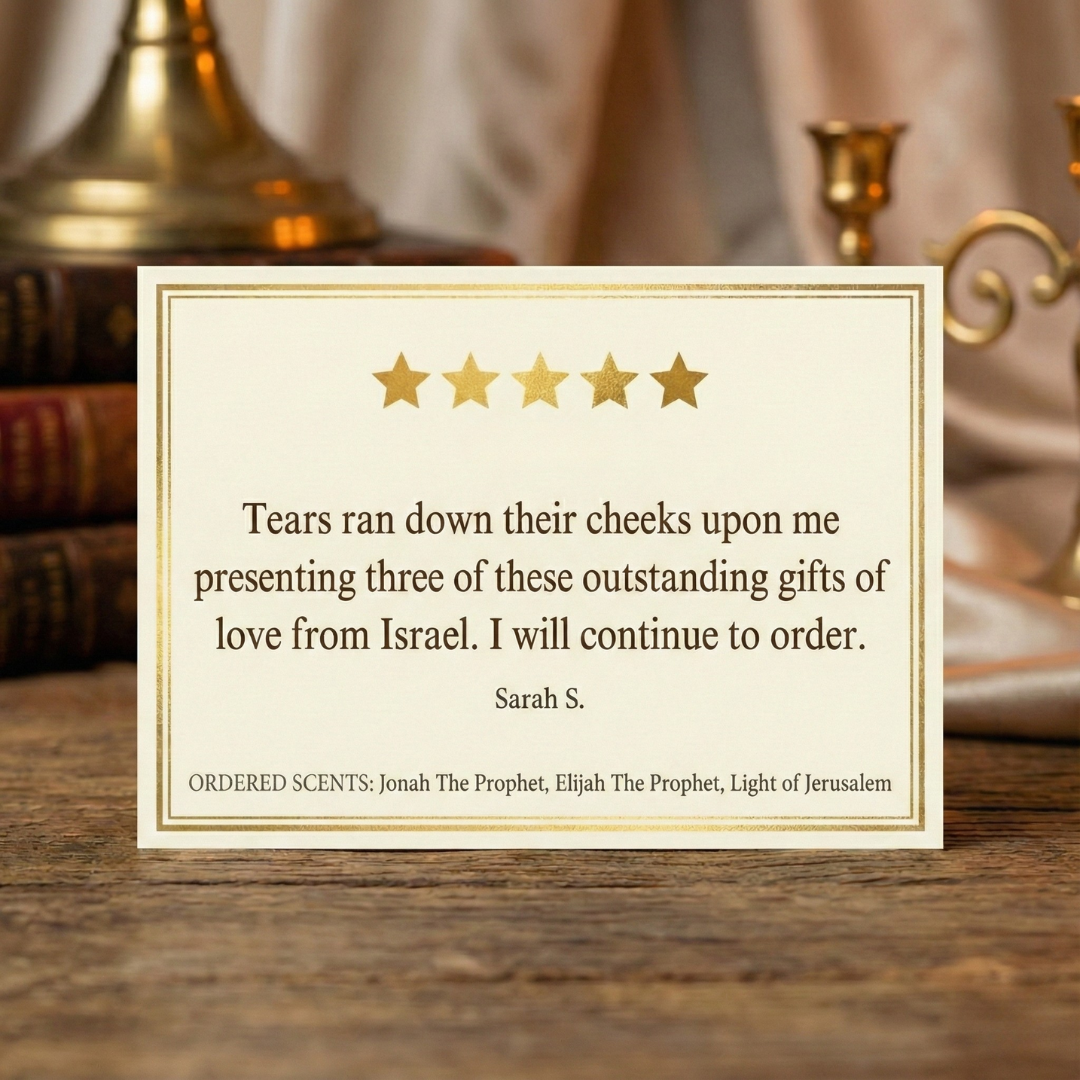 Ein Gedi™ Set of 3 Authentic Holy Land Anointing Oils - 10ml/0.34oz Each Bottle