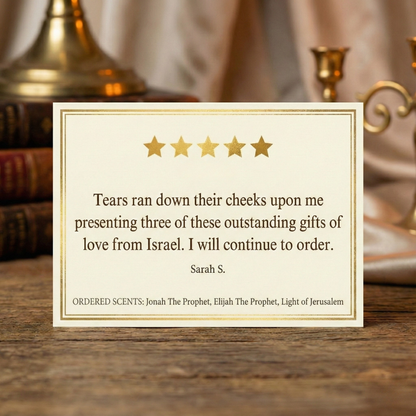 Ein Gedi™ Set of 3 Authentic Holy Land Anointing Oils - 10ml/0.34oz Each Bottle