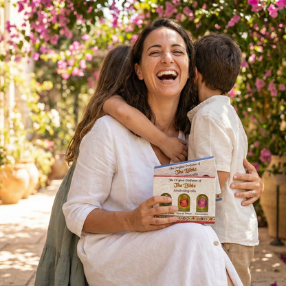 Set of 3 Authentic Holy Land Anointing Oils - 10ml/0.34oz Each Bottle