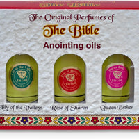 Ein Gedi Anointing Oil Set - 10ml/0.34oz Each Bottle