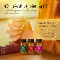 Ein Gedi Anointing Oil Set - 10ml/0.34oz Each Bottle