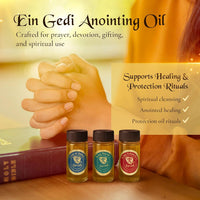 Ein Gedi Anointing Oil Set - 10ml/0.34oz Each Bottle